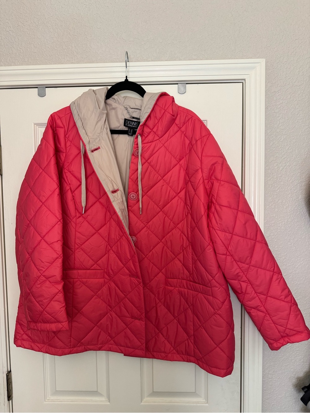 Dennis Basso Quilted Hooded Jacket